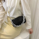Bling Diamond Small Crossbody Messenger Bag For Women