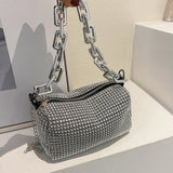 Bling Diamond Small Crossbody Messenger Bag For Women