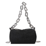 Bling Diamond Small Crossbody Messenger Bag For Women