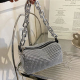Bling Diamond Small Crossbody Messenger Bags for Women