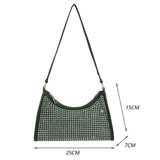 Diamond Small Crossbody Messenger Bag for Women