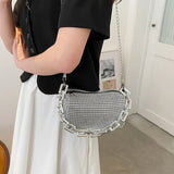 Bling Diamond Small Crossbody Messenger Bags for Women