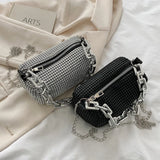 Bling Diamond Small Crossbody Messenger Bags for Women