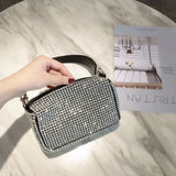 Bling Diamonds Evening Clutch Bag Pillow Handbag Shoulder bags