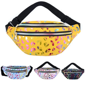 Colorful Waistbag for Women Sweet Banana Bag Adjustable Length