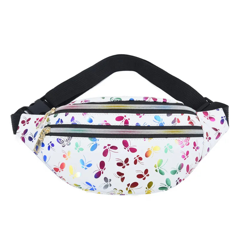 Colorful Waistbag for Women Sweet Banana Bag Adjustable Length