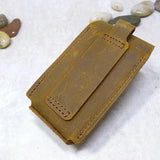 Blongk Belt Car Key Case Leather Key Bag Waist Pack Key Holder Thin Belt Bag