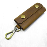 Blongk Mini Key Bag Leather Key Holder Portable Key Pouch Organizer
