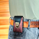 Hand-made Leather Key Holder Waist Bag