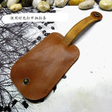 Leather Drawstring Key Holder Mini Key Bag Small House Keys Organizer Wallet