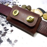 Blongk Universal Belt Car Key Case Leather Key Holder Hand-Made