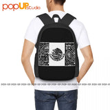 Bandana Mexican Flag South Side Backpack Large Capacity Softback