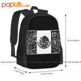 Bandana Mexican Flag South Side Backpack Large Capacity Softback