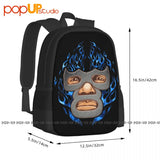 Demon Mexican Luchador Backpack Large Capacity Softback Shopping Bag