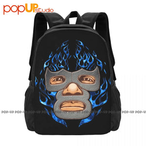 Demon Mexican Luchador Backpack Large Capacity Softback Shopping Bag