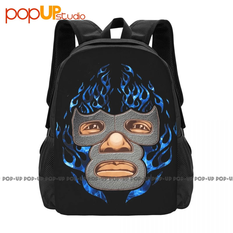 Demon Mexican Luchador Backpack Large Capacity Softback Shopping Bag