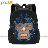 Demon Mexican Luchador Backpack Large Capacity Softback Shopping Bag