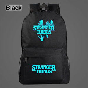 Luminous Stranger School Bag Women Men Student Backpack