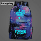 Luminous Stranger School Bag Women Men Student Backpack