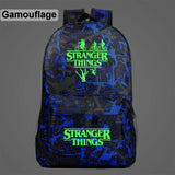 Luminous Stranger School Bag Women Men Student Backpack