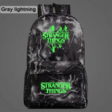 Luminous Stranger School Bag Women Men Student Backpack