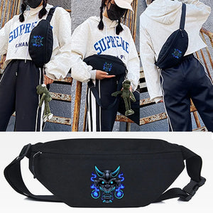 Monster Printing Waist Bag Pouch Passport Money Chest Packs Security Wallet
