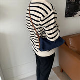 Canvas Retro Women Underarm Dumpling Bag Soft One-shoulder Messenger