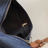 Canvas Retro Women Underarm Dumpling Bag Soft One-shoulder Messenger