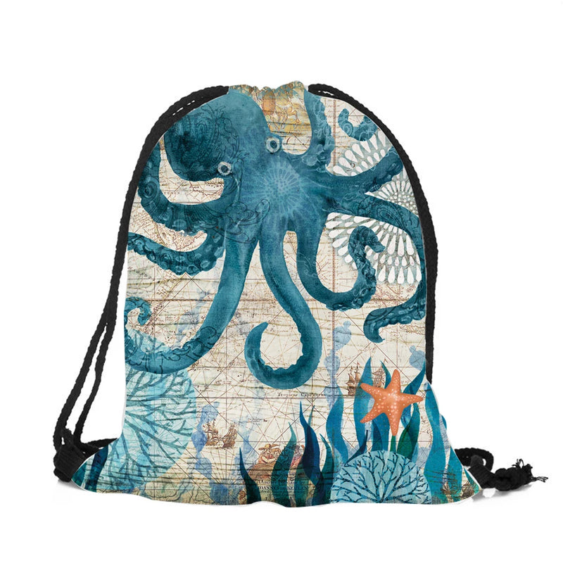 3D Printing Marine Animal Backpack - Seahorse Turtle Octopus