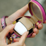 Bluetooth Headset Anti-lost Wrist Key Ring PU leather Mirror bracelet