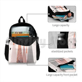 Blush And Copper Mountain Tops Outdoor Hiking Backpack Waterproof