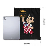 Bob's Big Boy Adult Hamburger Drawstring Gym Bag