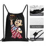 Bob's Big Boy Adult Hamburger Drawstring Gym Bag