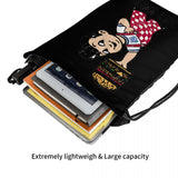 Bob's Big Boy Adult Hamburger Drawstring Gym Bag