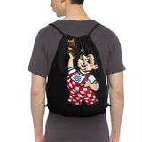 Bob's Big Boy Adult Hamburger Drawstring Gym Bag