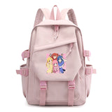 Bocchi The Rock Anime Canvas Bag Pink Backpack