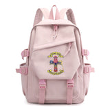 Bocchi The Rock Anime Canvas Bag Pink Backpack