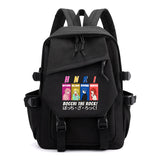 Bocchi The Rock Anime Zip Big Backpack Unisex Teens School Bags