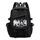 Bocchi The Rock Anime Zip Big Backpack Unisex Teens School Bags