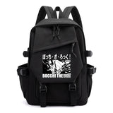 Bocchi The Rock Anime Zip Big Backpack Unisex Teens School Bags