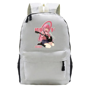 Bocchi The Rock Backpacks High-capacity Harajuku Canvas Schoolbags