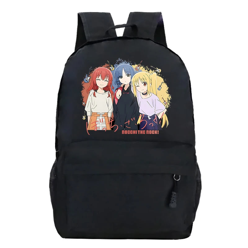 Bocchi The Rock Boys Girls Laptop Backpacks Comic Bocchi The Rock