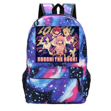 Bocchi The Rock Canvas SchoolBags Harajuku Travel Backpack