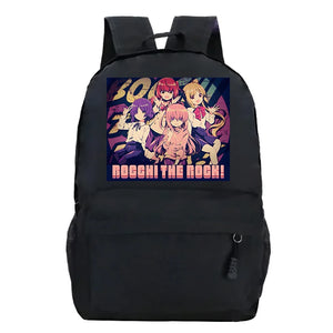 Bocchi The Rock Canvas SchoolBags Harajuku Travel Backpack