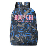 Bocchi The Rock Print Backpacks Letters Harajuku Schoolbags for Girls Boys