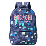 Bocchi The Rock Print Backpacks Letters Harajuku Schoolbags for Girls Boys