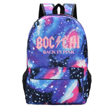 Bocchi The Rock Print Backpacks Letters Harajuku Schoolbags for Girls Boys