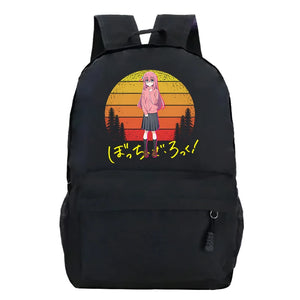 Bocchi The Rock SchoolBags Students Comic Schoolbag Girls Boys Backpack