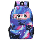 Bocchi The Rock Teenager Backpacks Cartoon Canvas Student Schoolbags
