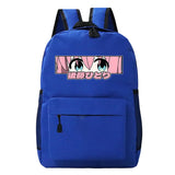 Bocchi The Rock Teenager Backpacks Cartoon Canvas Student Schoolbags